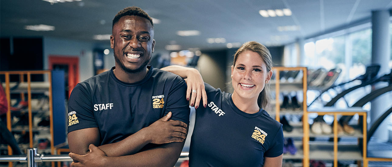 Instruktörer på gymmet