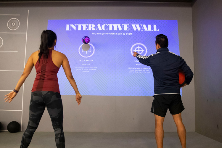 Interactive Wall Fitness24Seven gym