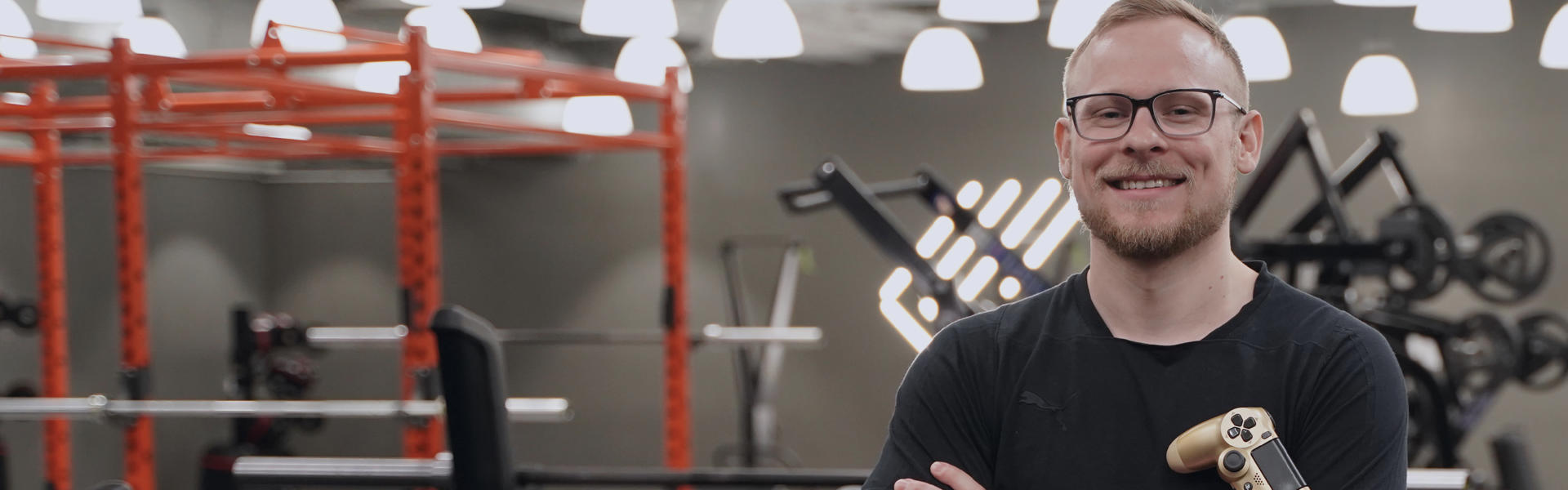 esports expert på gymmet
