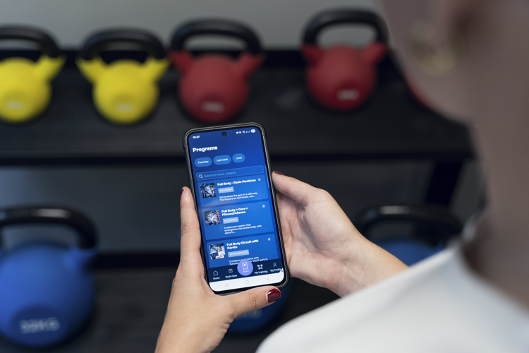 Bilde av Fitness24Seven-appen med treningsprogram